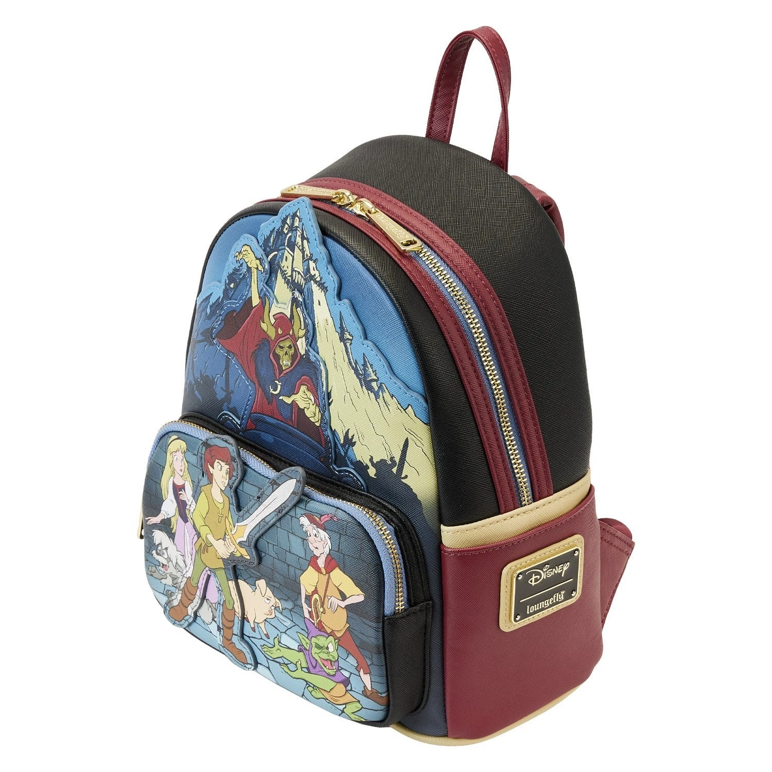 LOUNGEFLY The Black Cauldron Mini Backpack 2 LOUNGEFLY The Black Cauldron Mini Backpack - Image 2