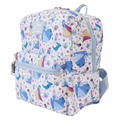 LOUNGEFLY Princess Manga Style All-Over Print Nylon Square Mini Backpack -Bag Sales Shop 148e89fe3ab963237c67feead1589e88