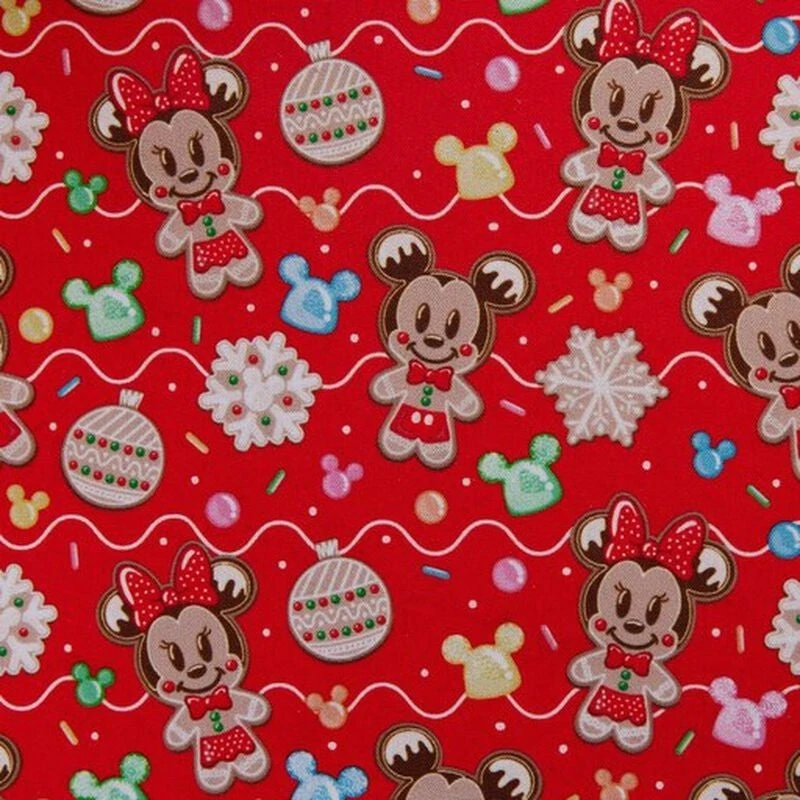 LOUNGEFLY Stitch Shoppe Minnie Mouse Gingerbread House Crossbody Bag 7 LOUNGEFLY Stitch Shoppe Minnie Mouse Gingerbread House Crossbody Bag - Image 7