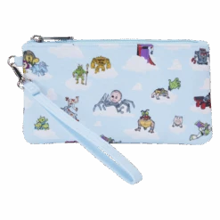 LOUNGEFLY Toy Story Movie Collab All-Over Print Nylon Zipper Pouch Wristlet