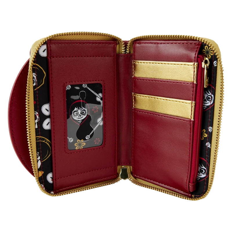 LOUNGEFLY Coco Miguel Mariachi Cosplay Zip Around Wallet 5 LOUNGEFLY Coco Miguel Mariachi Cosplay Zip Around Wallet - Image 5