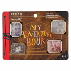 LOUNGEFLY Up 15th Anniversary Adventure Book Photos 4-Piece Pin Set