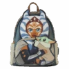LOUNGEFLY The Mandalorian Ahsoka & Grogu Precious Cargo Mini Backpack
