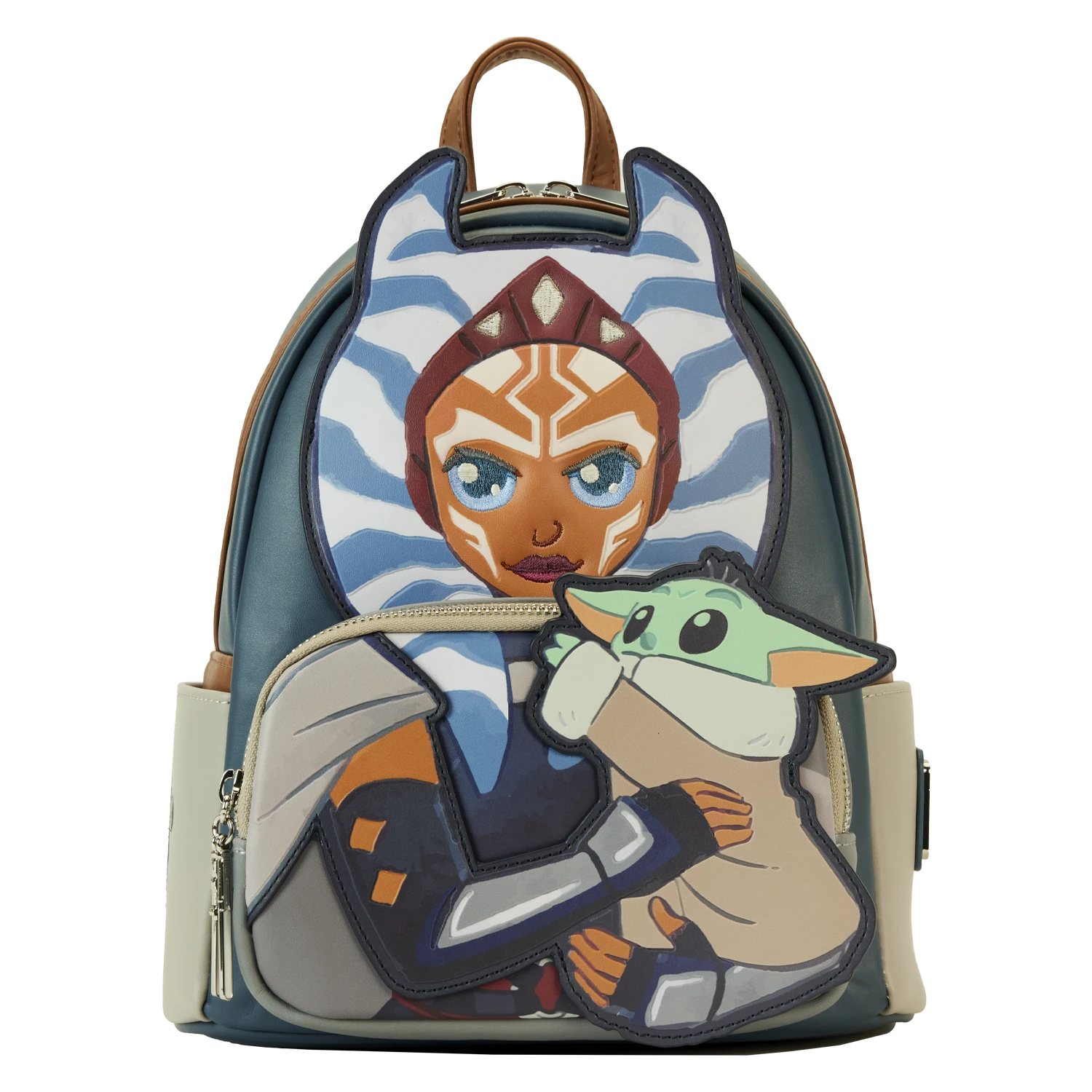 LOUNGEFLY The Mandalorian Ahsoka & Grogu Precious Cargo Mini Backpack 1 LOUNGEFLY The Mandalorian Ahsoka & Grogu Precious Cargo Mini Backpack