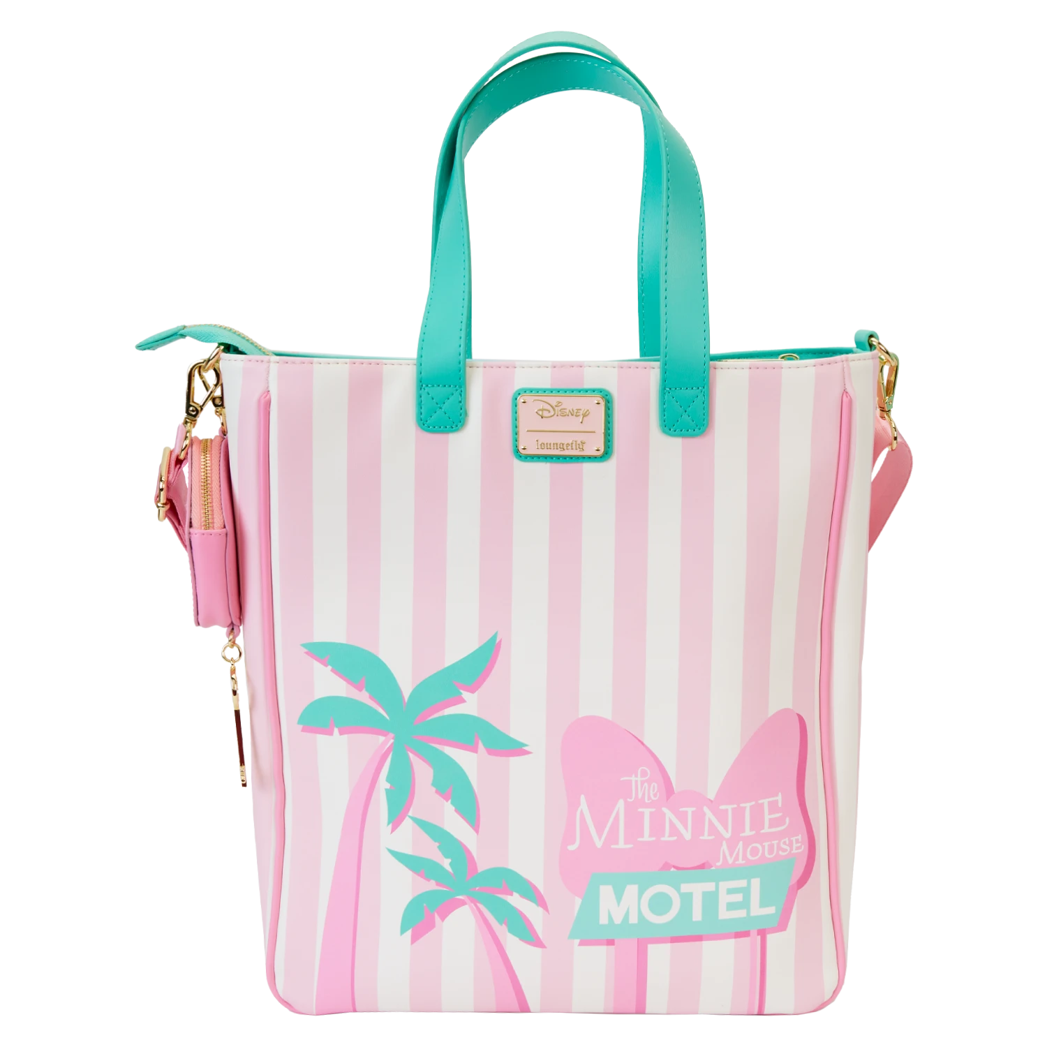 LOUNGEFLY Minnie Mouse Vacation Style Poolside Tote Bag With Coin Bag 4 LOUNGEFLY Minnie Mouse Vacation Style Poolside Tote Bag With Coin Bag - Image 4