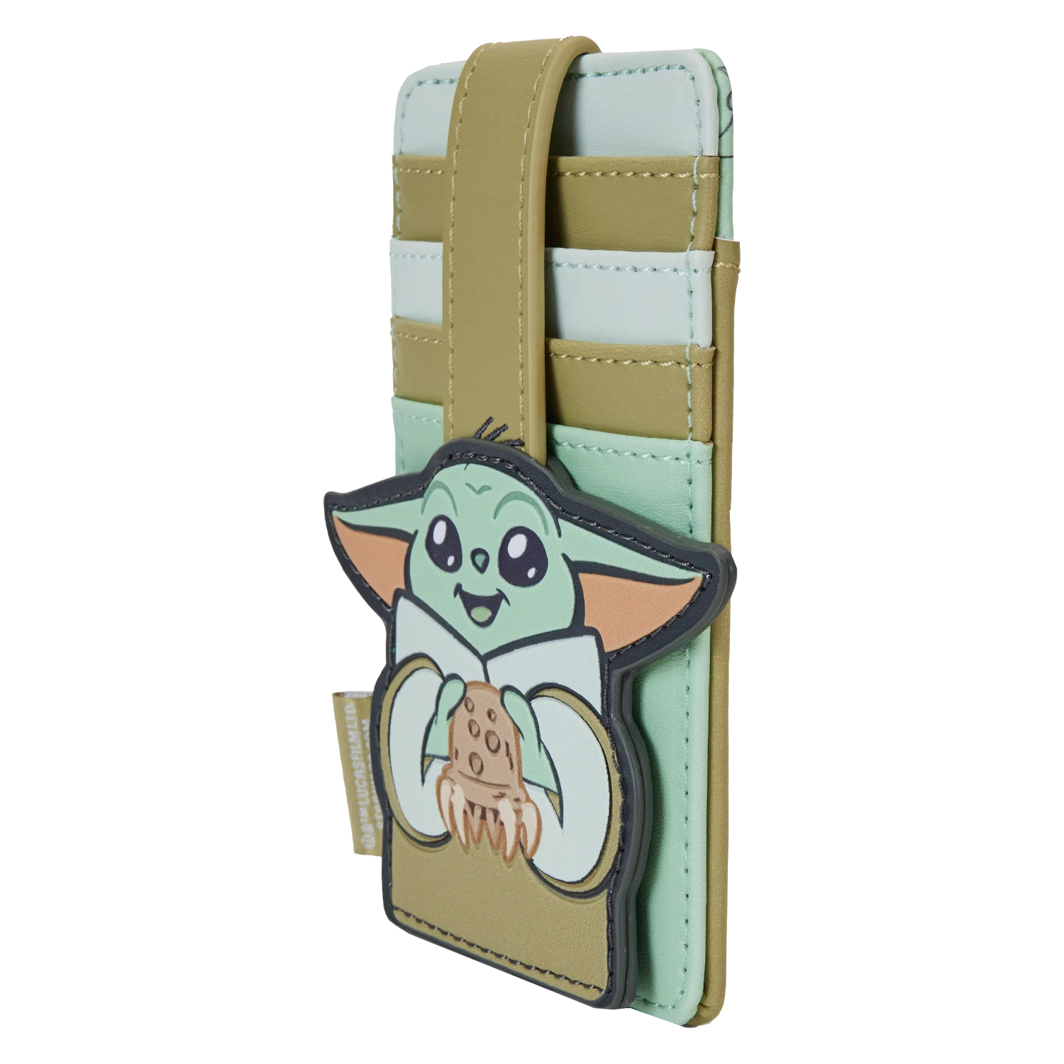 LOUNGEFLY The Mandalorian Grogu & Crabbies Cosplay Card Holder 2 LOUNGEFLY The Mandalorian Grogu & Crabbies Cosplay Card Holder - Image 2