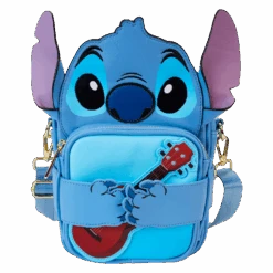 LOUNGEFLY Stitch Camping Cuties Crossbuddies Cosplay Crossbody Bag With Coin Bag