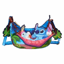 LOUNGEFLY Stitch Camping Cuties Crossbody Bag