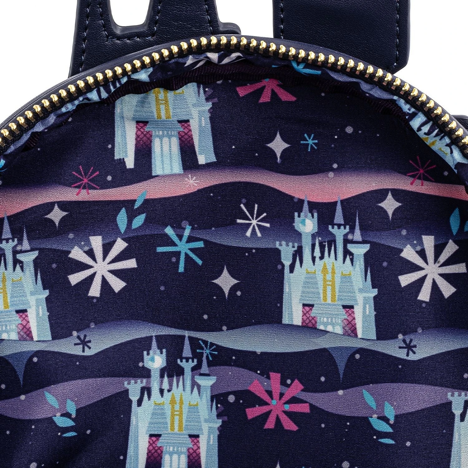 LOUNGEFLY Disney Cinderella Castle Series Mini Backpack 4 LOUNGEFLY Disney Cinderella Castle Series Mini Backpack - Image 4