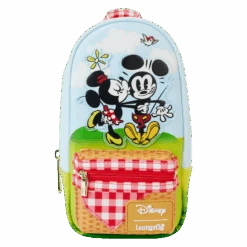 LOUNGEFLY Mickey & Friends Picnic Blanket Stationery Mini Backpack Pencil Case