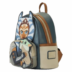 LOUNGEFLY The Mandalorian Ahsoka & Grogu Precious Cargo Mini Backpack 8 LOUNGEFLY The Mandalorian Ahsoka & Grogu Precious Cargo Mini Backpack -Bag Sales Shop 3abdb39458aadba6d73667f3dd497188