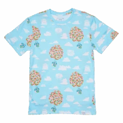 LOUNGEFLY Up 15th Anniversary Balloon House All-Over Print Unisex Tee