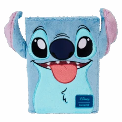 LOUNGEFLY Stitch Plush Sherpa Cosplay Refillable Stationery Journal