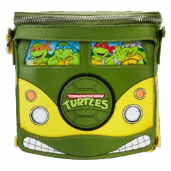 LOUNGEFLY Teenage Mutant Ninja Turtles 40th Anniversary Party Wagon Figural Crossbody Bag -Bag Sales Shop 431af14c7800da457961f1833cd57bfb