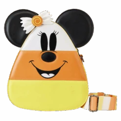 LOUNGEFLY Mickey And Minnie Mouse Candy Corn Crossbody Bag