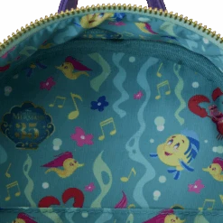 LOUNGEFLY The Little Mermaid 35th Anniversary Life Is The Bubbles Mini Backpack 11 LOUNGEFLY The Little Mermaid 35th Anniversary Life Is The Bubbles Mini Backpack -Bag Sales Shop 4dfe40b1c1ddc5244419fddf29012aae