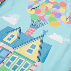 LOUNGEFLY Up 15th Anniversary Color Block Unisex Hoodie -Bag Sales Shop 51499f3d2bedc94222b22c220477660f