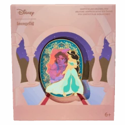 LOUNGEFLY Aladdin Princess Series 3" Collector Box Lenticular Pin