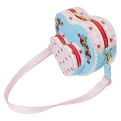 LOUNGEFLY Strawberry Shortcake Denim Heart Shaped Figural Crossbody Bag -Bag Sales Shop 637dee7c07135a5c8841760e5584e4c6