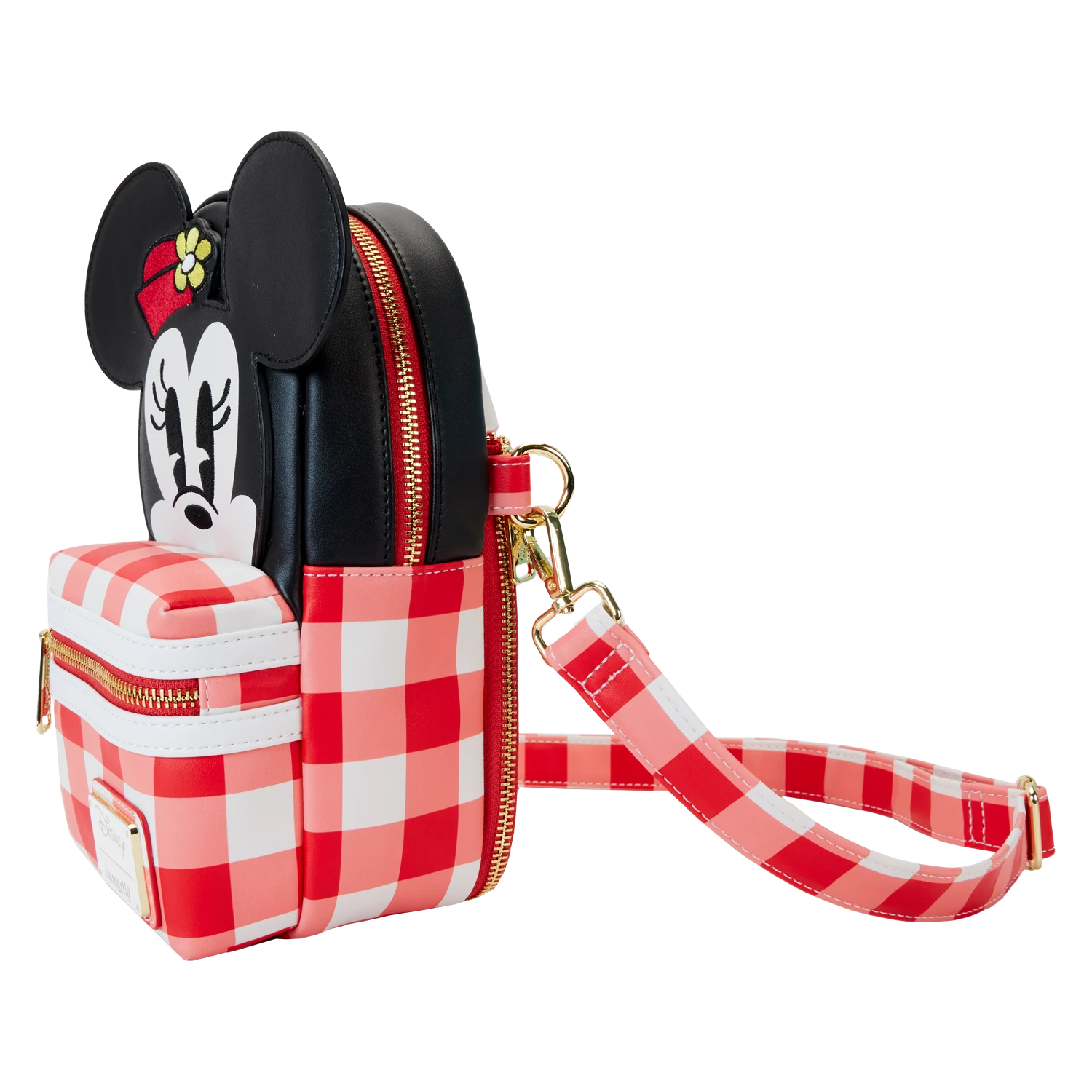 LOUNGEFLY Minnie Mouse Picnic Blanket Cup Holder Crossbody Bag 2 LOUNGEFLY Minnie Mouse Picnic Blanket Cup Holder Crossbody Bag - Image 2