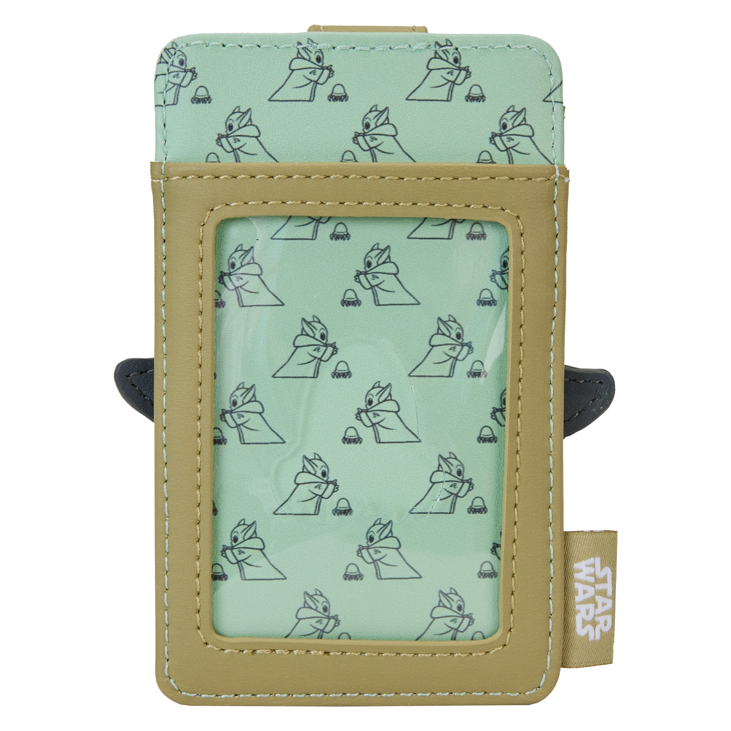 LOUNGEFLY The Mandalorian Grogu & Crabbies Cosplay Card Holder 3 LOUNGEFLY The Mandalorian Grogu & Crabbies Cosplay Card Holder - Image 3