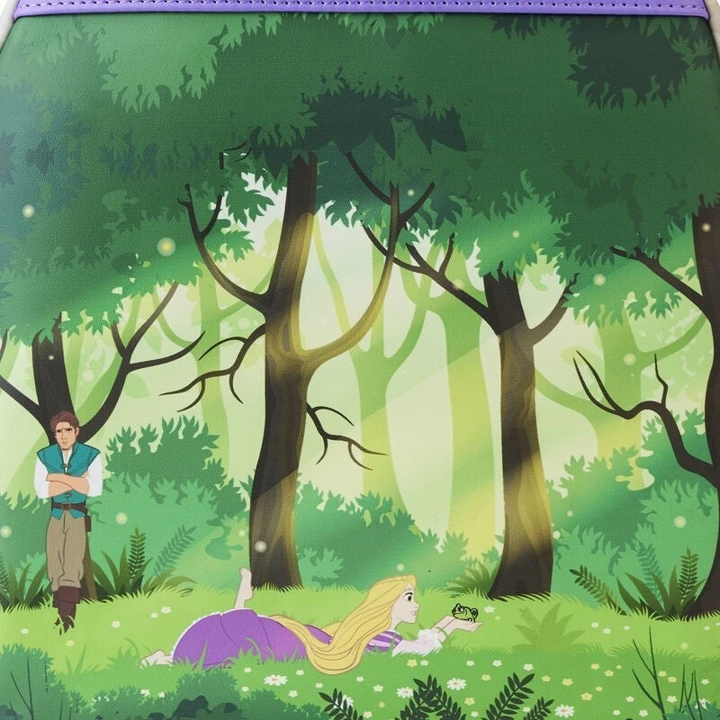 LOUNGEFLY Tangled Rapunzel Swinging From The Tower Mini Backpack 7 LOUNGEFLY Tangled Rapunzel Swinging From The Tower Mini Backpack - Image 7