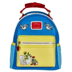 LOUNGEFLY Snow White Cosplay Bow Handle Mini Backpack