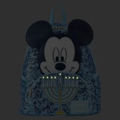 LOUNGEFLY Mickey Mouse Hanukkah Sequin Glow Mini Backpack 11 LOUNGEFLY Mickey Mouse Hanukkah Sequin Glow Mini Backpack -Bag Sales Shop 71sVLuKNUQxBbahbPHgQ5S7qcS9W5zQF6Z24rfUL