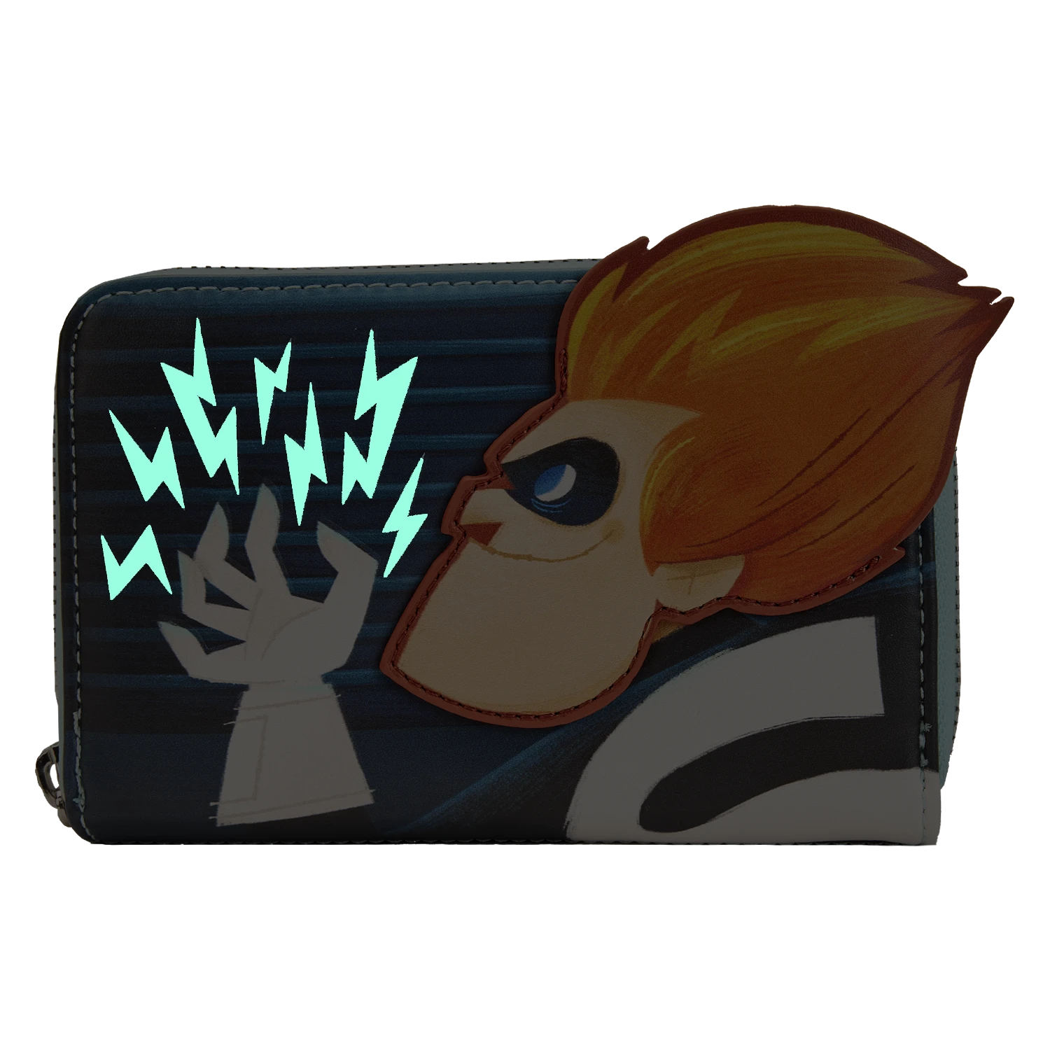 LOUNGEFLY The Incredibles Syndrome Glow Zip Around Wallet 2 LOUNGEFLY The Incredibles Syndrome Glow Zip Around Wallet - Image 2