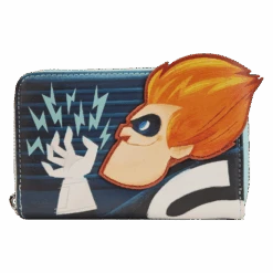 LOUNGEFLY The Incredibles Syndrome Glow Zip Around Wallet