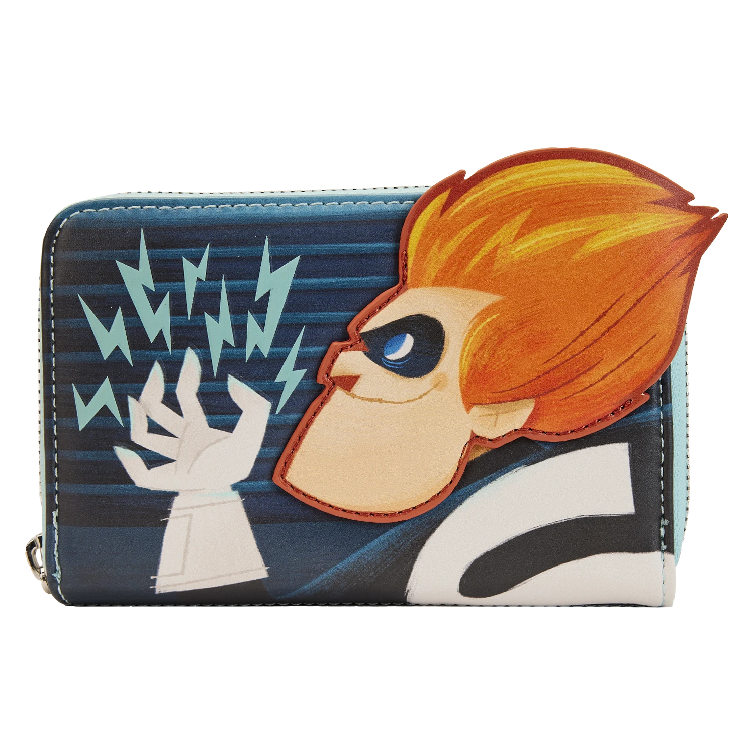 LOUNGEFLY The Incredibles Syndrome Glow Zip Around Wallet 1 LOUNGEFLY The Incredibles Syndrome Glow Zip Around Wallet