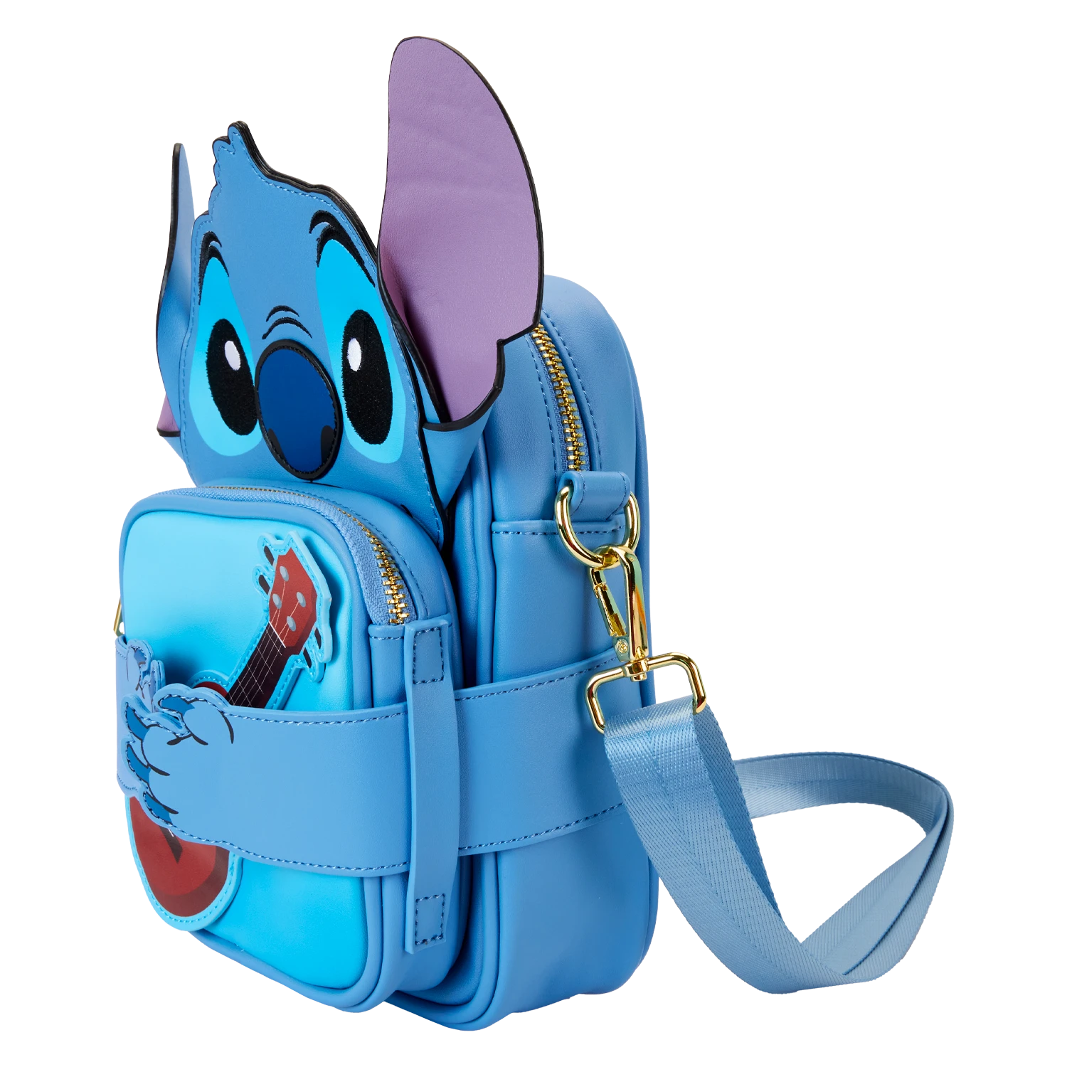 LOUNGEFLY Stitch Camping Cuties Crossbuddies Cosplay Crossbody Bag With Coin Bag 4 LOUNGEFLY Stitch Camping Cuties Crossbuddies Cosplay Crossbody Bag With Coin Bag - Image 4