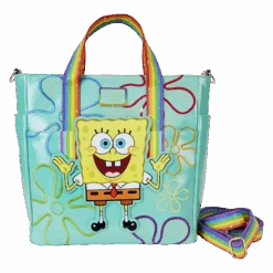 LOUNGEFLY SpongeBob SquarePants 25th Anniversary Imagination Convertible Backpack & Tote Bag
