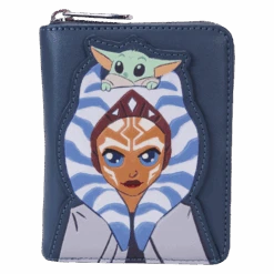 LOUNGEFLY The Mandalorian Ahsoka & Grogu Precious Cargo Zip Around Wallet
