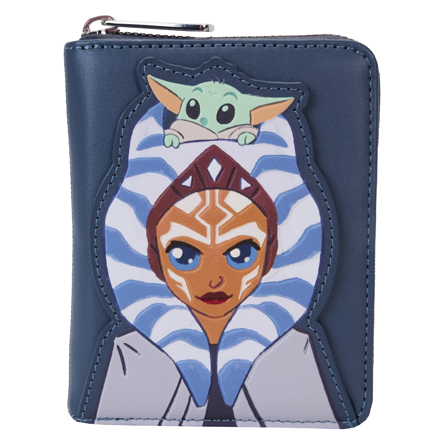 LOUNGEFLY The Mandalorian Ahsoka & Grogu Precious Cargo Zip Around Wallet 1 LOUNGEFLY The Mandalorian Ahsoka & Grogu Precious Cargo Zip Around Wallet
