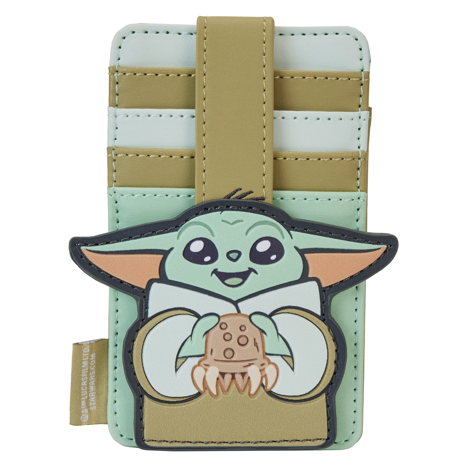 LOUNGEFLY The Mandalorian Grogu & Crabbies Cosplay Card Holder 1 LOUNGEFLY The Mandalorian Grogu & Crabbies Cosplay Card Holder