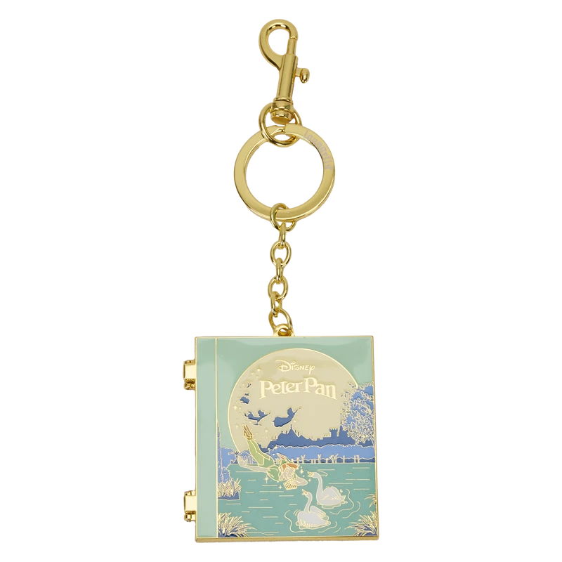 LOUNGEFLY Peter Pan You Can Fly Storybook Keychain 1 LOUNGEFLY Peter Pan You Can Fly Storybook Keychain