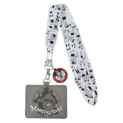 LOUNGEFLY Disney 100th Mickey Mouse Clubhouse Lanyard With Cardholder