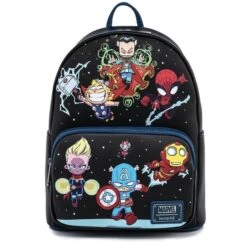 LOUNGEFLY Marvel Chibi Group Mini Backpack