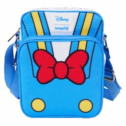 LOUNGEFLY Donald Duck 90th Anniversary Cosplay Nylon Passport Crossbody Bag