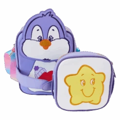 LOUNGEFLY Care Bear Cousins Cozy Heart Penguin Crossbuddies Cosplay Crossbody Bag With Coin Bag -Bag Sales Shop 98a549bafaac4c8dc40bc93077b5e06b