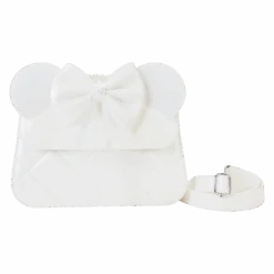LOUNGEFLY Minnie Mouse Iridescent Wedding Crossbody Bag