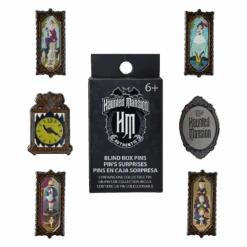 LOUNGEFLY Haunted Mansion Stretching Room Portraits Mystery Box Pin