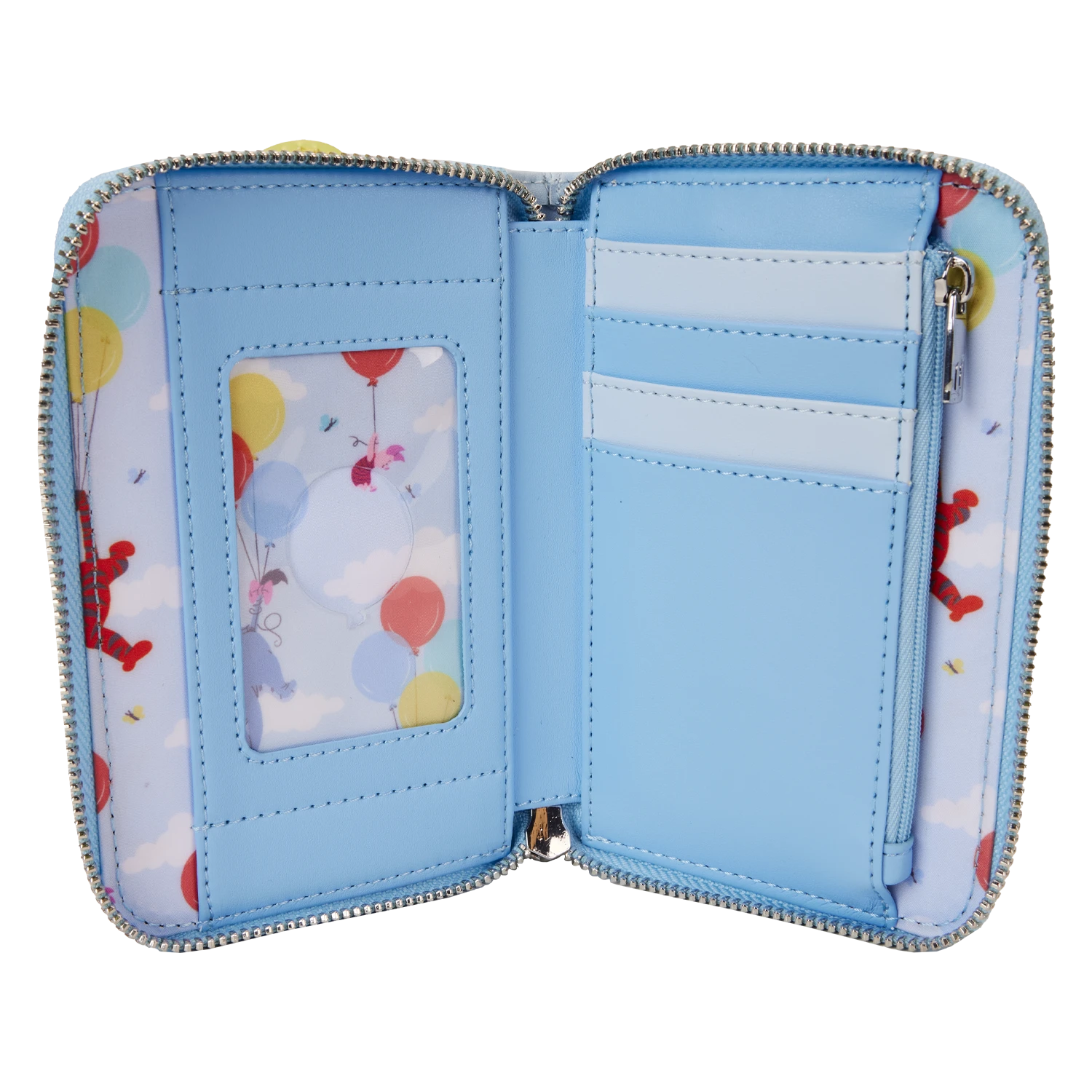 LOUNGEFLY Winnie The Pooh & Friends Floating Balloons Zip Around Wallet 4 LOUNGEFLY Winnie The Pooh & Friends Floating Balloons Zip Around Wallet - Image 4