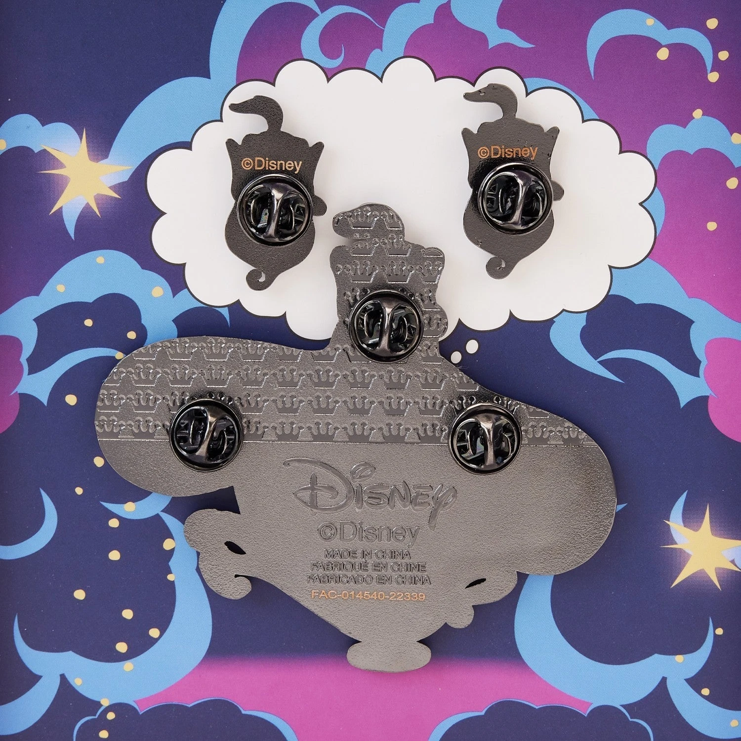 LOUNGEFLY Aladdin Genie Mixed Emotions Pin Set 7 LOUNGEFLY Aladdin Genie Mixed Emotions Pin Set - Image 7