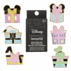 LOUNGEFLY Mickey Mouse And Friends Birthday Presents Mystery Box Pin