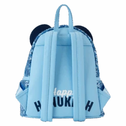 LOUNGEFLY Mickey Mouse Hanukkah Sequin Glow Mini Backpack 14 LOUNGEFLY Mickey Mouse Hanukkah Sequin Glow Mini Backpack -Bag Sales Shop FmCaqsik9iQsW2nW9kGdSMZRuhffaChwxicR8qAa
