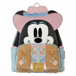 LOUNGEFLY Western Minnie Mouse Cosplay Mini Backpack