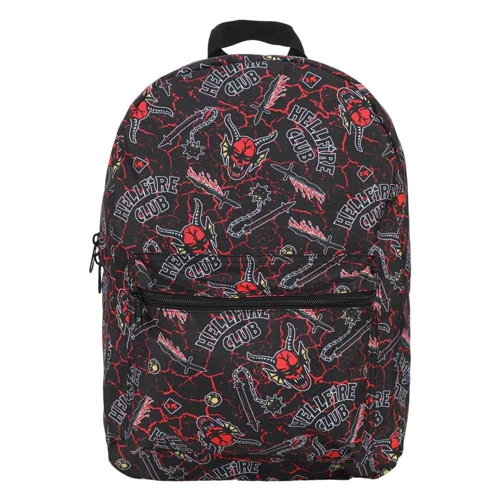 Bioworld Stranger Things Hellfire Club AOP Laptop Backpack 1 Bioworld Stranger Things Hellfire Club AOP Laptop Backpack