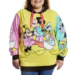 LOUNGEFLY D100 Mickey & Friends Classic Color Block Unisex Hoodie -Bag Sales Shop HJ1wySNeSQny8NZ1l52TCjOL7xCDQGRJfeIItebV